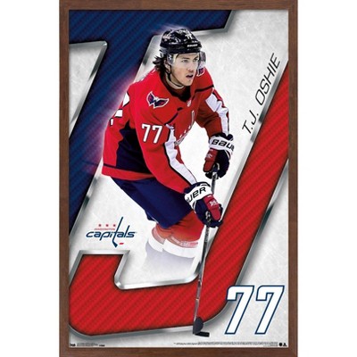 Trends International NHL Washington Capitals - T. J. Oshie 18 Framed Wall Poster Prints