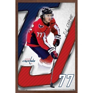 Trends International NHL Washington Capitals - T. J. Oshie 18 Framed Wall Poster Prints - 1 of 4