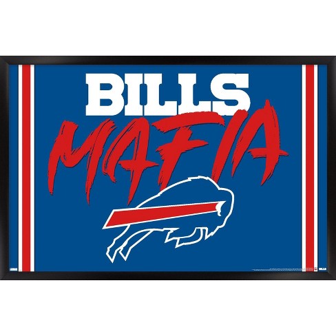 Trends International NFL Buffalo Bills - Bills Mafia Framed Wall Poster  Prints Black Framed Version 14.725' x 22.375'
