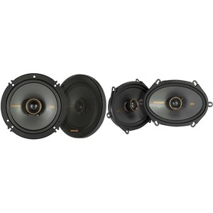 Kicker 51KSC6804 KS-Series 6x8" Coaxial Speakers with .75" tweeters w/ 51KSC6504 6.5" Coaxial Bundle - 1 of 4