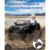 24v Ride On Toys for Big Kids - Licensed Toyota 2-Seater w/Remote Control, 4WD/2WD Switch, LED Lights, Bluetooth & Shovel - ASTM/CPSIA Certified - 4 of 4