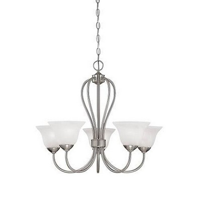 Millennium Lighting Main Street 5 - Light Chandelier in  Satin Nickel