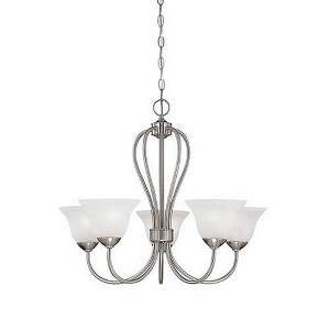 Millennium Lighting Main Street 5 - Light Chandelier in  Satin Nickel - 1 of 2