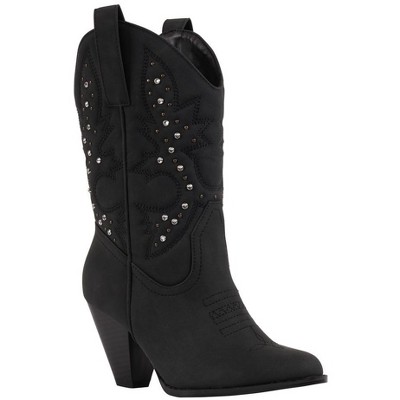 Women's Beth Studded Western Ankle Boots