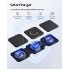 HANPURE Charging Station Magnetic for Mag-Safe Charger Wireless Charger Pad 3 in 1 Foldable for iPhone 12-15 Series A-pple Watch 2-9 Air-pods 3/2/Pro - image 4 of 4