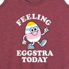 Women's - Instant Message - Feelin Eggstra Graphic Racerback Tank - 2 of 4