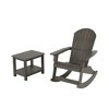 WestinTrends 2-Piece Outdoor Patio Adirondack Rocking Chair with Side Table Set - 4 of 4