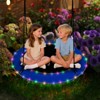 Infans 40" Saucer Tree Swing 660 LBS for Kids Adults Outdoor w/LED Lights Black Blue - 2 of 4