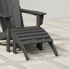WestinTrends All-Weather Outdoor Patio Poly Adirondack Ottoman Footrest - 2 of 4
