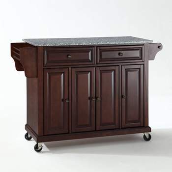 52" Full Size Granite Top Kitchen Cart - Crosley