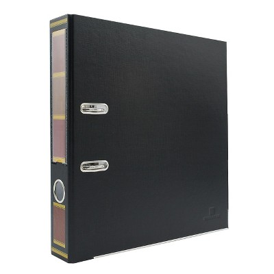 Bindertek 2-Ring 2-Inch Premium Binders Barrister Black SLN-BB