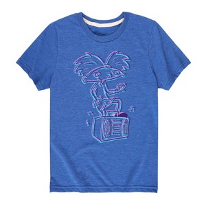Boys' - Hey Arnold! - 3D Arnold Short Sleeve Graphic T-Shirt - 1 of 4