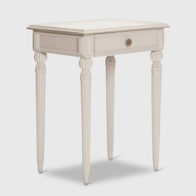 target white side table