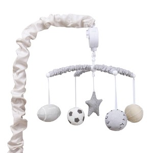 The Peanutshell Sports League Musical Mobile, Gray Beige