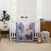Little Love by NoJo National Park Gray, and Brown Bear Little Adventurer Super Soft Appliqued Baby Blanket - 4 of 4