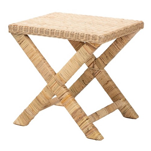 Rattan store bench target