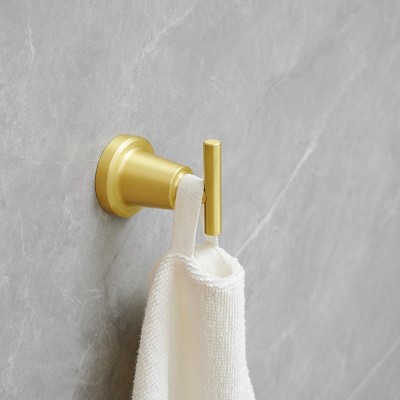 Brushed Gold Stainless Steel 4-Piece Bathroom Hardware Set