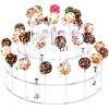 Hachikiko 36 Hole Clear Acrylic Cake Pop Stand, Lollipop Holder for Weddings, Birthdays, Parties, Holidays - 3 of 4