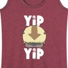 Women's - Avatar: The Last Airbender - Cute Appa Yip Yip Graphic Racerback Tank - 2 of 4