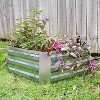 Sunnydaze Corrugated Galvanized Steel Raised Garden Bed for Plants, Vegetables, and Flowers - 24" Square x 11.75" H - 2 of 4