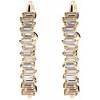 Pavilion Gift Company - Crystal Classic in Gold - 1.5" Austrian Crystal Hoop Earring - Earrings - 4 of 4