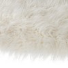3' Faux Fur Round Kids' Rug White - Pillowfort™ - image 2 of 4