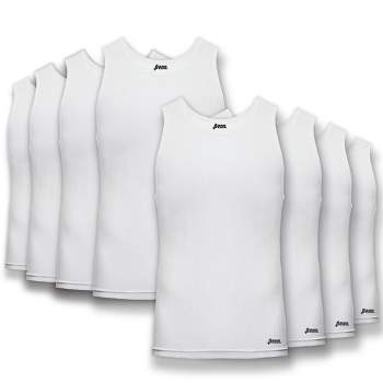 Everlast Essentials Mens Tank Tops Value 6 Pack Undershirt Breathable  Tagless - White - Xl : Target