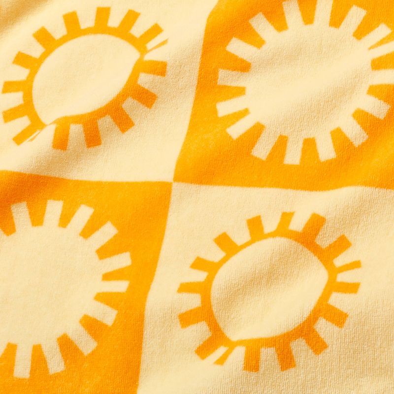 Checkered Sun Beach Towel Yellow - Sun Squad&#8482;, 5 of 6