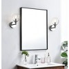 Elegant Lighting Jaelynn 1 light Chrome and Clear Bath Sconce - 3 of 4