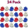 Patriotic Rubber Ducks (24 Pack) - 2 Inches Memorial Day & 4th of July Party Favors, Gifts for Kids and Adults by 4E's Novelty - image 2 of 4