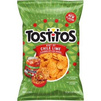 Frito-Lay Tostitos Hint of Chile Lime Bite Size Rounds - 11oz