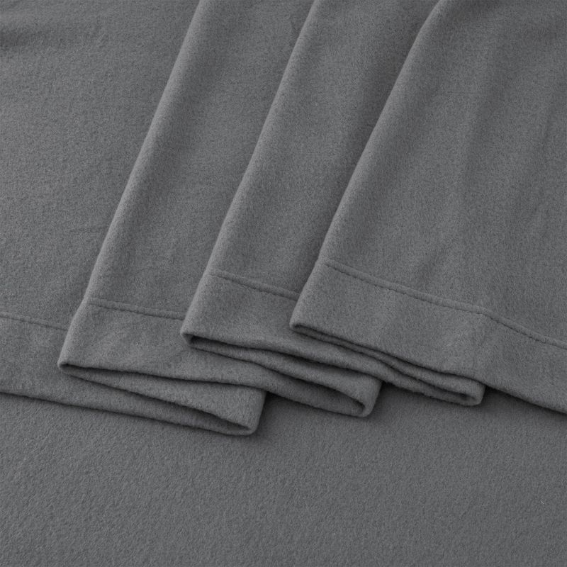 Solid Fleece Sheet Set - Isla Jade, 6 of 8