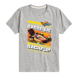 Boys' - Hot Wheels - Let's Race Barbeque Backflip Short Sleeve Graphic T-Shirt - 1 of 4