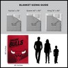 Sweet Home Collection NBA Chicago Bulls Microfiber Plush Throw Blanket - 4 of 4