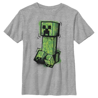 Boy's Minecraft Graffiti Creeper T-Shirt