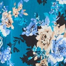 teal rose blossom
