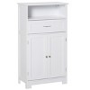 ChicFurnit Bathroom Storage Cabinets Bathroom Floor Storage Cabinet Functional Bathroom Cabinet with Drawer for Bathroom, White, 23.5"*11.8"*42.8" - 2 of 4