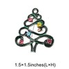 Unique Bargains Christmas Brooches Wreath Wind Chime Alloy Dripping Wax Multicolor 1.57"x2.17" 1 Pc - 3 of 4