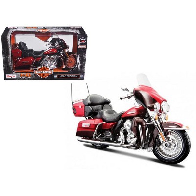 2013 Harley Davidson FLHTK Electra Glide Ultra Limited Red Bike 1/12 Diecast Motorcycle Model by Maisto
