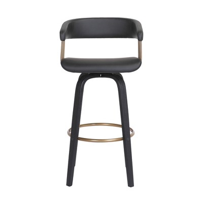 HomeRoots Swivel Bar Chair