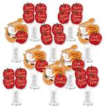 Big Dot of Happiness Rosh Hashanah - New Year Centerpiece Sticks - Showstopper Table Toppers - 35 Pieces