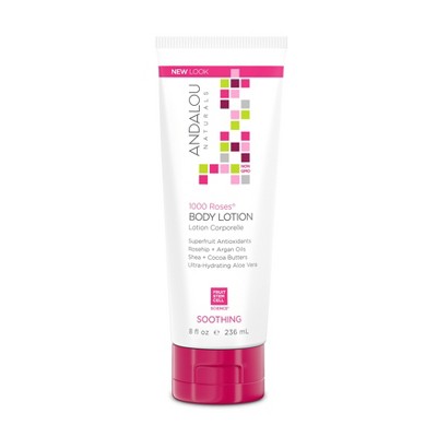 Andalou Naturals 1000 Roses Soothing Body Lotion - 8 Oz