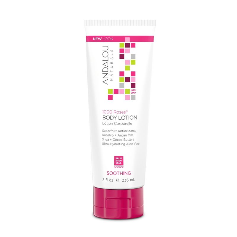 Andalou Naturals 1000 Roses Soothing Body Lotion - 8 Oz, 1 of 5