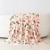 Comfort Ultra-Plush Flannel Blanket Christmas Plaid Christmas Tree. - 3 of 4