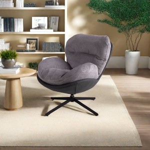 CAVINAS Stylish 360° Swivel Barrel Accent Chair,Accent Chair for Living Room,Bedroom,Reading Corner - 1 of 4