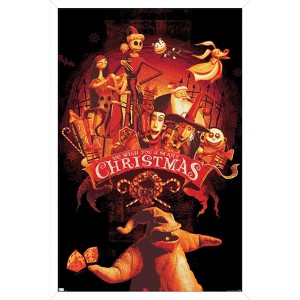 Trends International The Nightmare Before Christmas - Red Group Framed Wall Poster Prints - 1 of 4