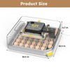 Hooseng 48 Egg Incubator with Humidity Display, Egg Candler, Automatic Egg Turner, for Hatching Chickens - 2 of 4
