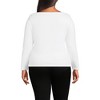 Lands' End Women's Long Sleeve Polished Essentials Boatneck Top - 2 of 3