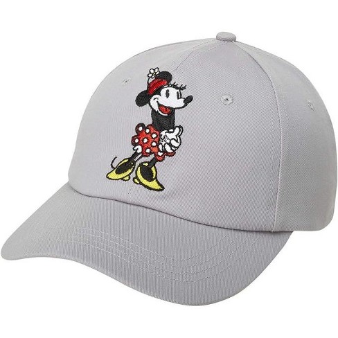 Disney Women s Minnie Mouse Baseball Cap Adult Mom Hat gray Target