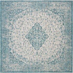 Courtyard CY8720 UV & Stain Resistant Non-Shedding Power Loomed Indoor/Outdoor Rugs - Safavieh - 1 of 4